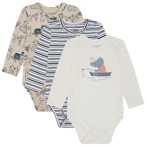 Hust&Claire Bertram 3-pak Baby Body Cement 74 cm  Beige  74 cm  mand