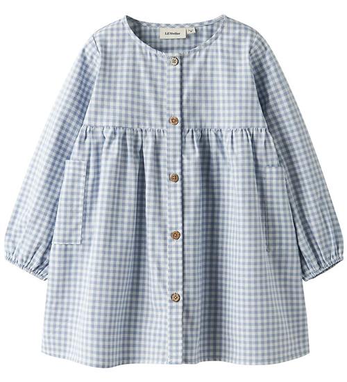 Lil Atelier Kjole - Loose - NmfTallula - Zen Blue