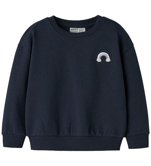 Name It Sweatshirt - NmfVallene - Navy Blazer/Rainbow