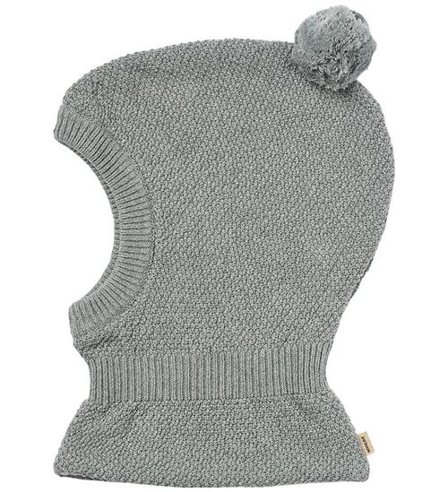 Wheat Elefanthue - 2-lags - Strik - Pomi - Grey Melange