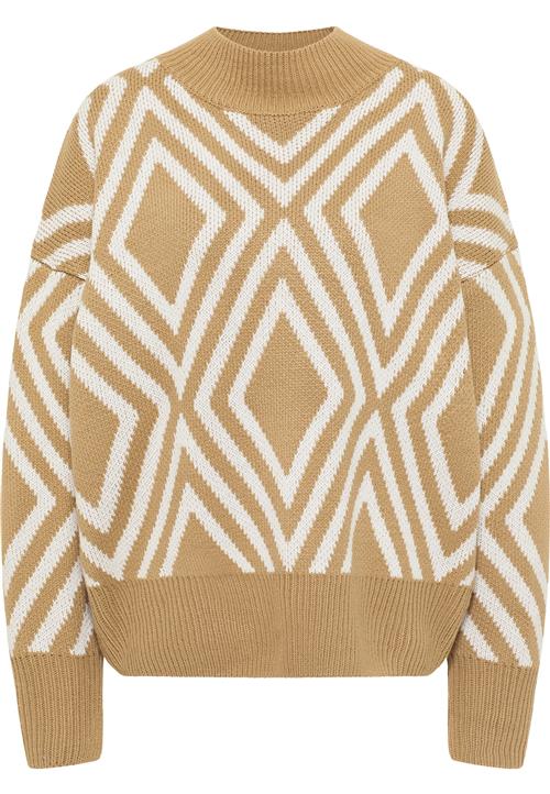 IZIA Pullover  beige / uldhvid