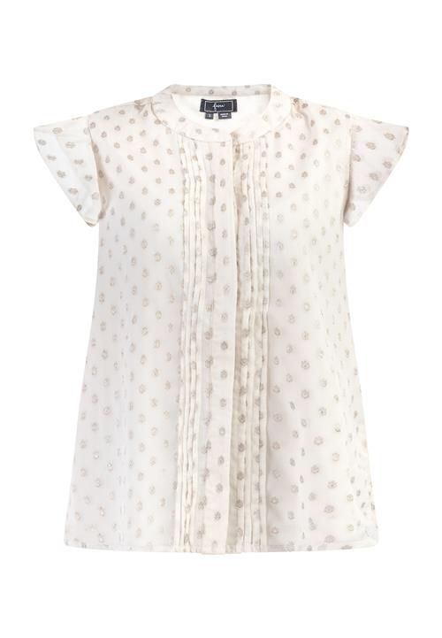 faina Bluse 'Minya'  guld / uldhvid