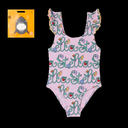 Stella McCartney Kids Badedragt Rosa Multicolor  Rosa/Multicolor-5 Y  Lilla  5 år  kvinde