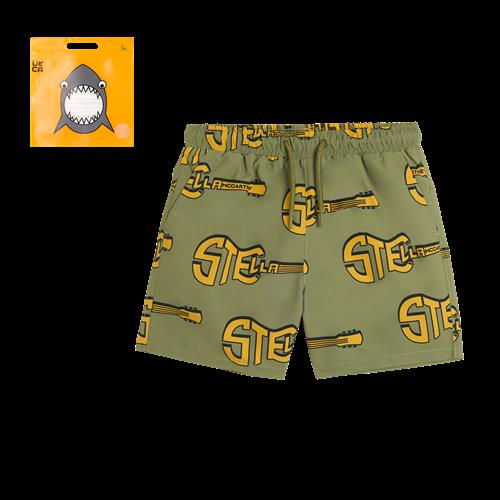 Stella McCartney Kids Badeshorts Azzurro Multicolor  Azzurro/Multicolor-5 Y  Grøn  5 år  mand