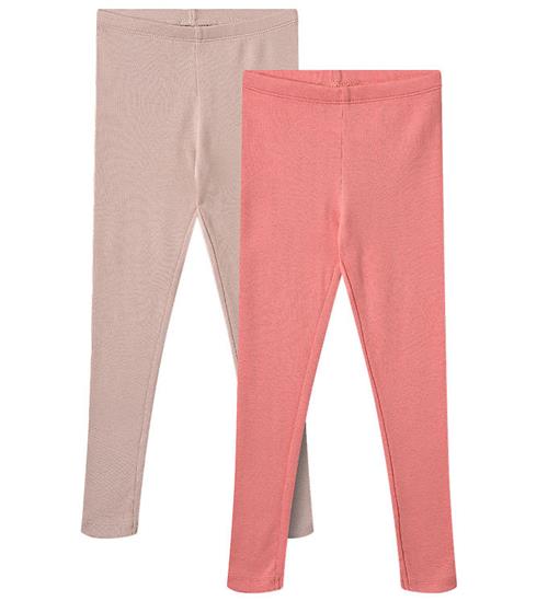 Wheat Leggings - Rib - 2-pak - Maddy - Pink Lilac
