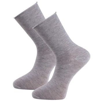 Trofé Trofe Bamboo Loose Socks Strømper 3P Grå Str 39/42 Dame