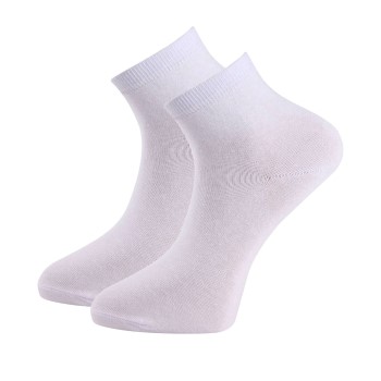 Trofé Trofe Cotton Quarter Socks Strømper 4P Hvid Str 39/42 Dame