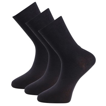 Trofé Trofe Cotton Socks Strømper 6P Sort Str 35/38 Dame
