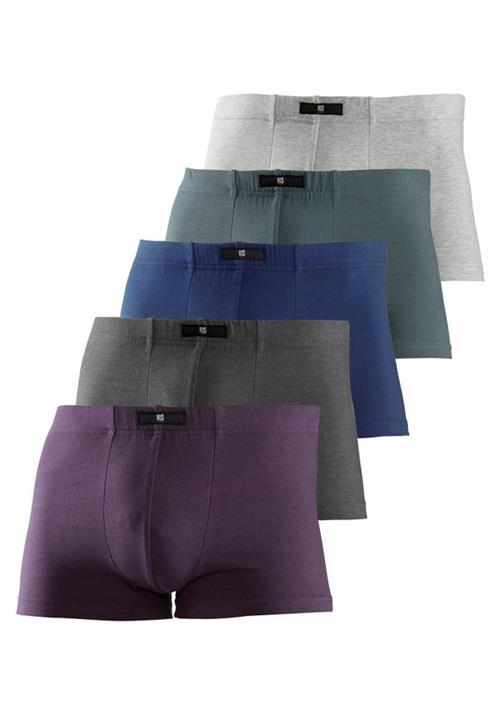 H.I.S Boksershorts  blå / grå / petroleum / mørkelilla