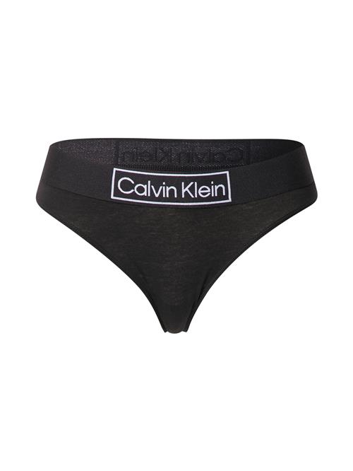 Calvin Klein Underwear String  sort / hvid