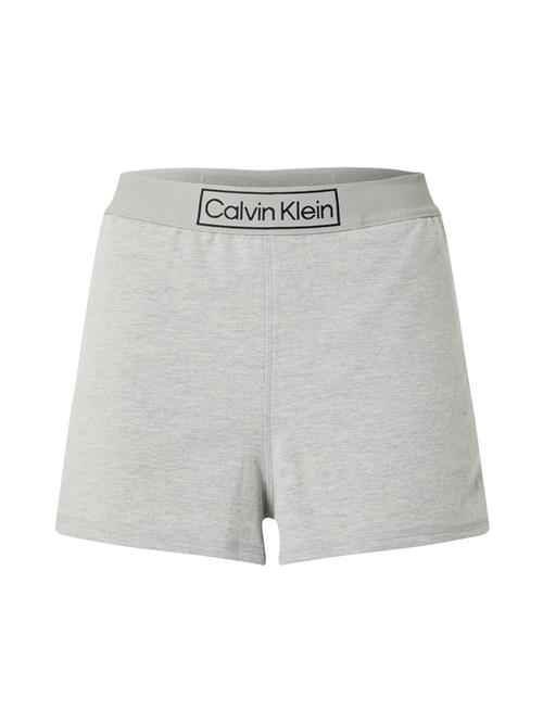 Calvin Klein Underwear Pyjamasbukser 'Heritage'  lysegrå / sort