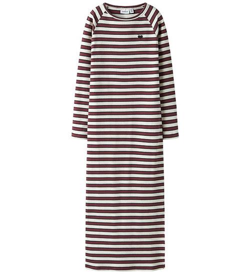 Name It Kjole - NkfTala - Oxblood Red