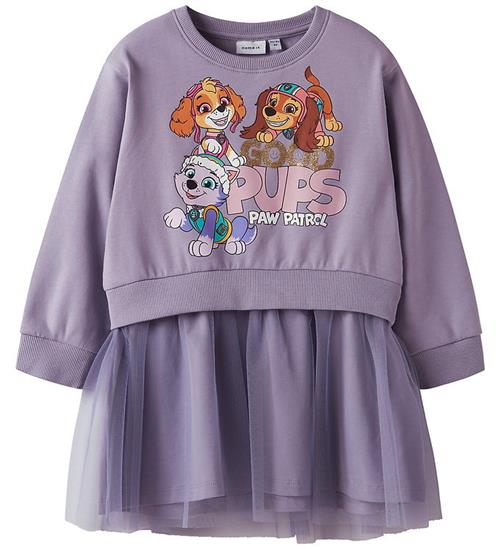 Name It Kjole - NmfJara - Paw Patrol - Lavender Gray