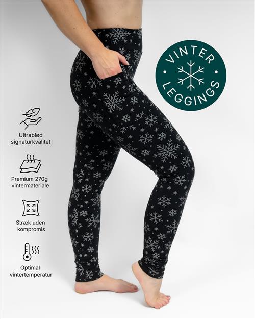 Aya Arctic Reflective Tight Fit Winter Leggings