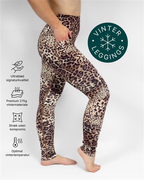 Aya Leopard Winter Leggings