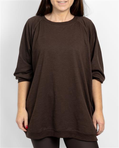 Marley Relaxed Mocha Brown Shirt