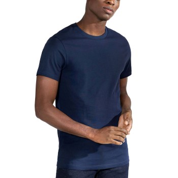 Bread & Boxers Bread and Boxer Cotton Crew Neck Blå økologisk bomuld XX-Large Herre