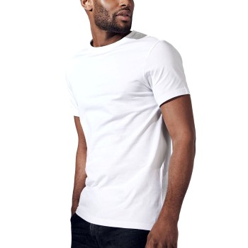 Bread & Boxers Bread and Boxer Cotton Crew Neck Hvid økologisk bomuld X-Small Herre