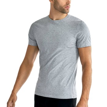 Bread & Boxers Bread and Boxers Crew Neck Grå økologisk bomuld X-Small Herre