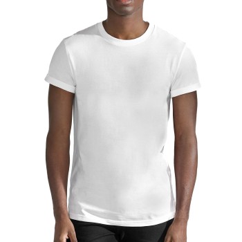 Bread & Boxers Bread and Boxers Roll-Up Tee Hvid økologisk bomuld Small Herre