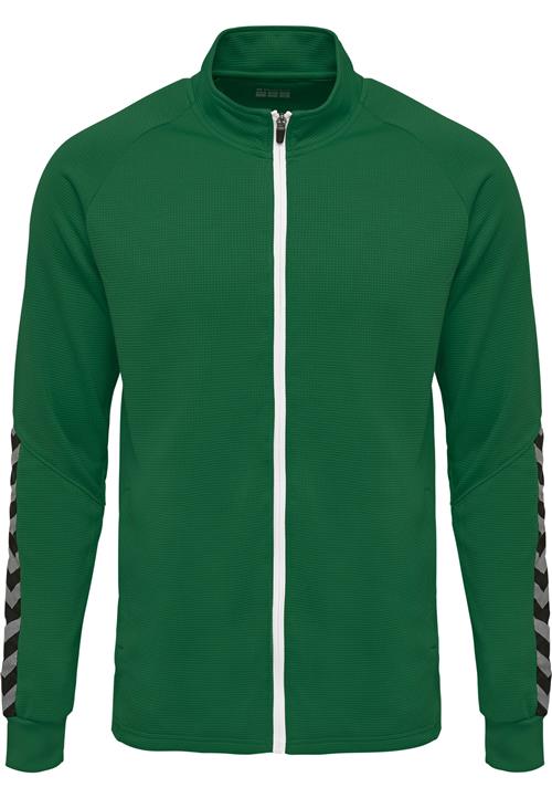 Hummel Sportsjakke 'Authentic'  grå / grøn / sort / hvid