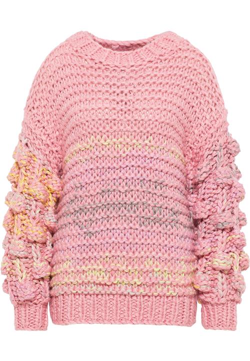 MYMO Pullover i overstørrelse  gul / grå / orange / lyserød