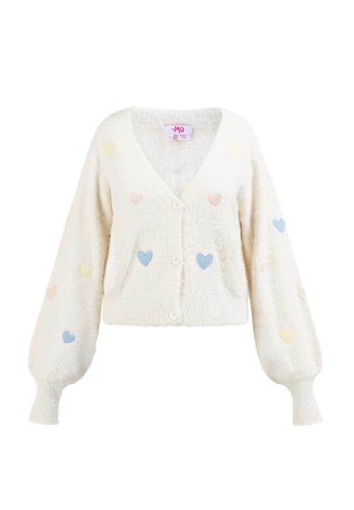 MYMO Cardigan 'Biany'  blå / gul / pink / uldhvid