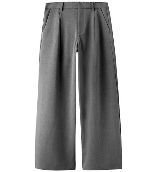 LMTD Bukser - NlfLuis - Grey Melange