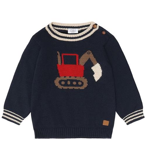 Hust and Claire Bluse - Strik - HcPilou - More Navy m. Gravemask