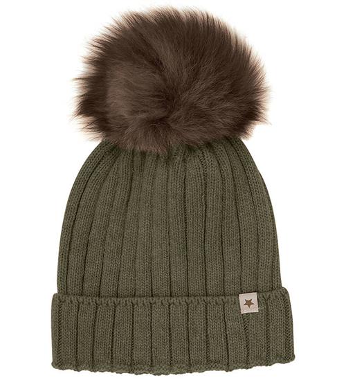 Huttelihut Hue - Uld - Beetle m. Pelskvast