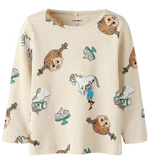 Name It Bluse - Rib - NmfSoca - Pippi - Peyote Melange
