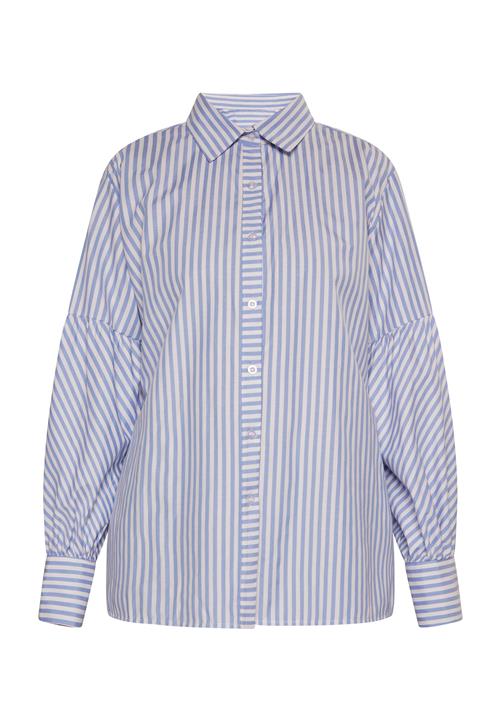 DreiMaster Vintage Bluse  blå / hvid