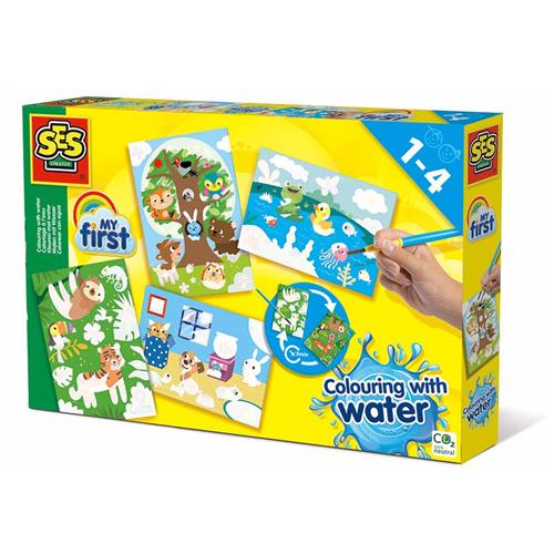 SES Creative Colouring with water - Hidden animals 2-4 Y      unisex