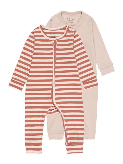 MINYMO Overall  lyserød / rustrød