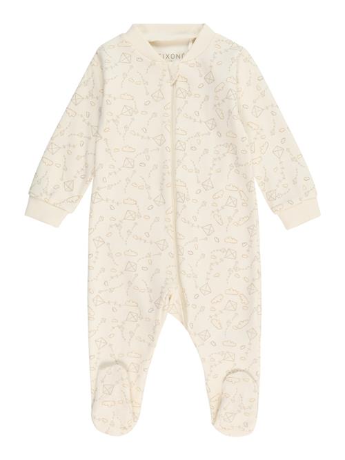 Fixoni Sparkedragt/Body  camel / mørkebeige / uldhvid