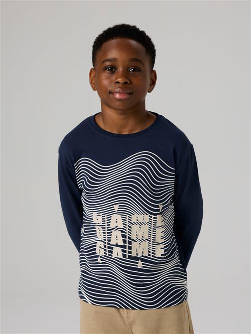 NAME IT Bluse Valliant Navy Blazer Game