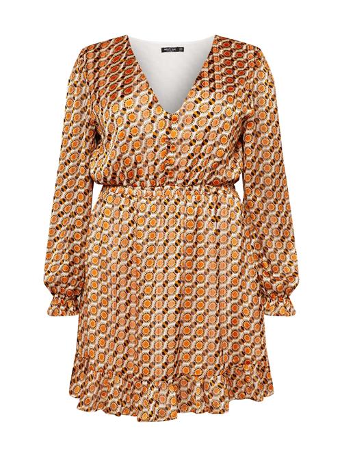 Nasty Gal Plus Kjole  orange / lyserød / sort / hvid