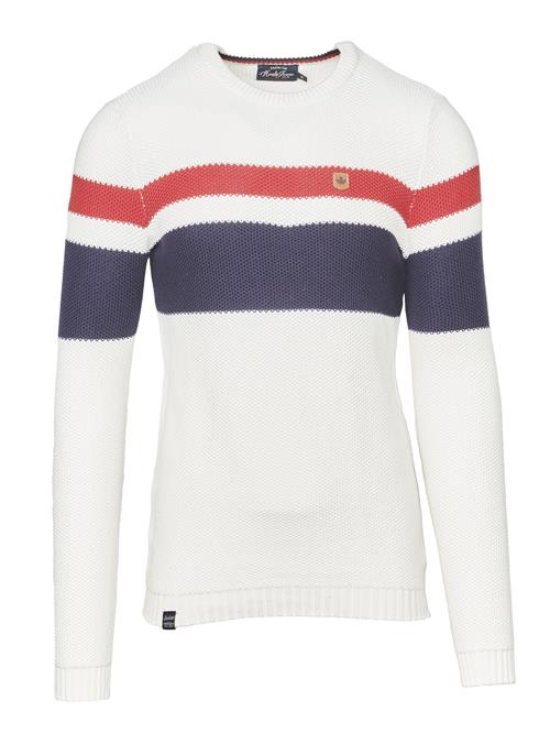 KOROSHI Pullover  blå / rød / offwhite