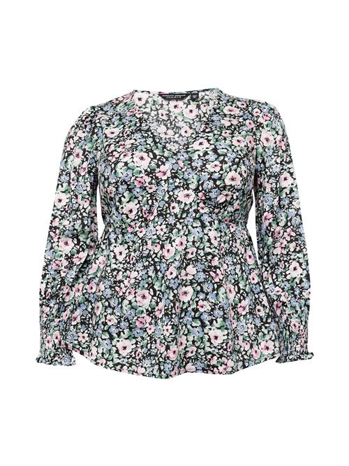 Dorothy Perkins Curve Bluse  marin / grøn / lyserød / hvid