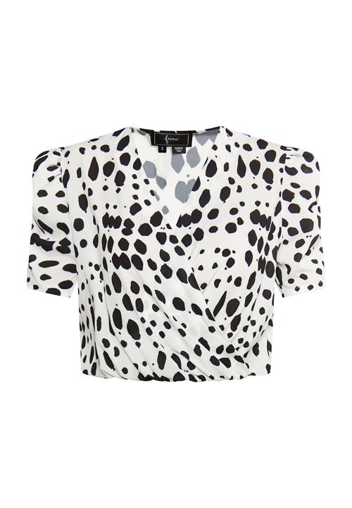 faina Bluse  sort / hvid