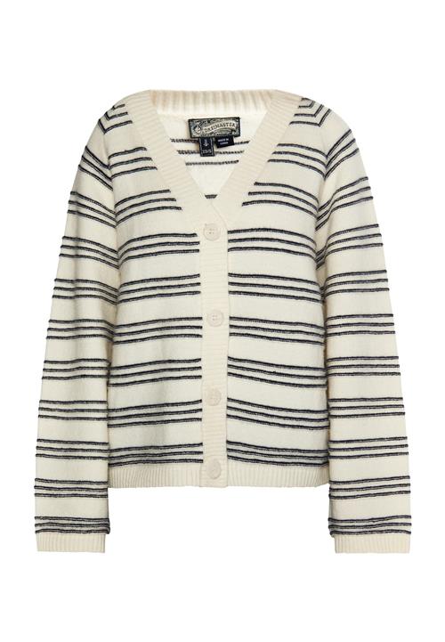 DreiMaster Vintage Cardigan  sort / uldhvid