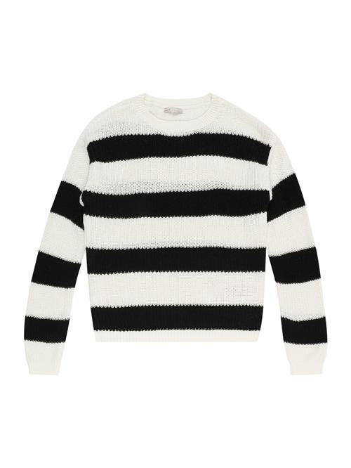 ONLY GIRLS Pullover 'Sif'  sort / hvid