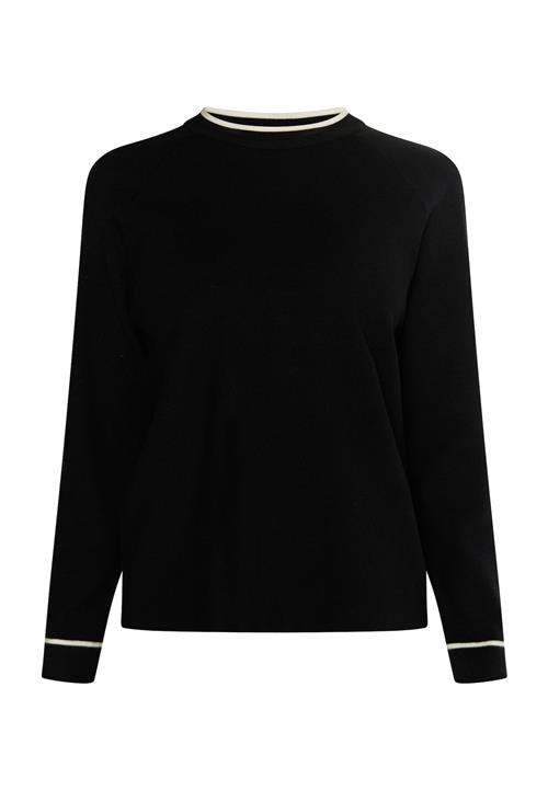 DreiMaster Klassik Pullover  sort / uldhvid