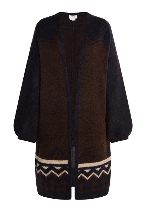 usha FESTIVAL Cardigan  beige / mørkeblå / brun