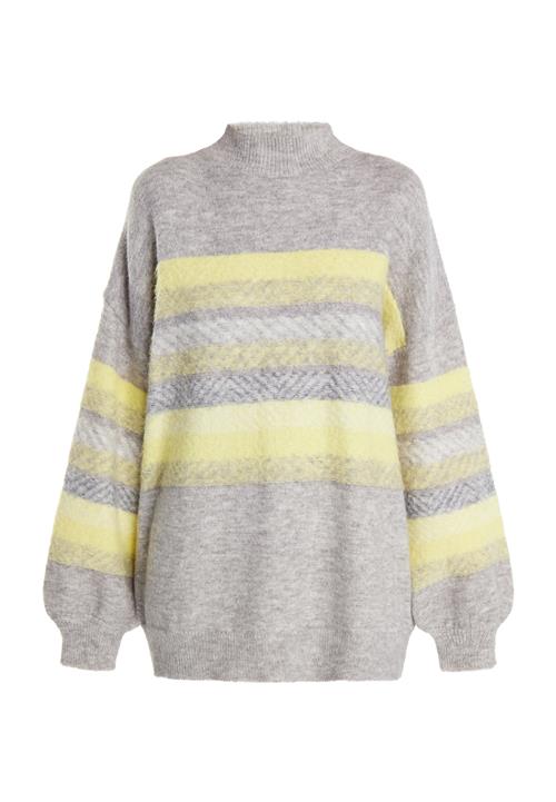 IZIA Pullover 'Hoona'  gul / lysegrå / grå-meleret