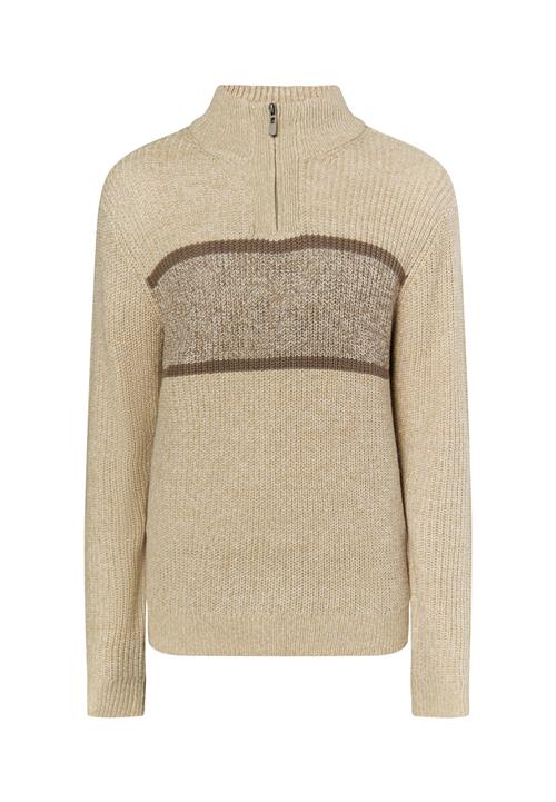 MO Pullover 'Rovic'  beige / mørkebeige