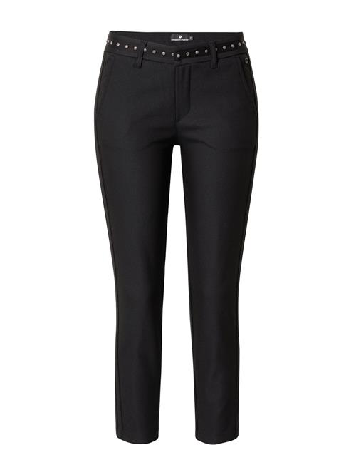 FREEMAN T. PORTER Lærredsbukser  sølvgrå / sort