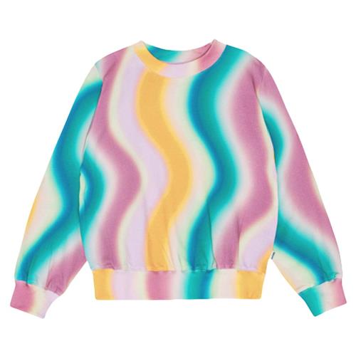 Molo GOTS Marge Sweatshirt Spray Waves 116 cm  Lyserød  116 cm  kvinde