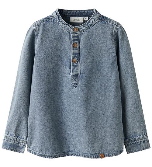 Lil' Atelier Bluse - NmmTaya - Medium Blue Denim