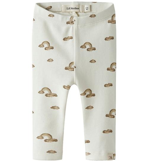 Lil' Atelier Leggings - Noos - NbnLayo - Coconut Milk/Rainbow